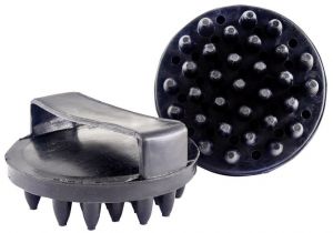 Tornado Tack Quality Coarse Curry Comb - Black Rubber